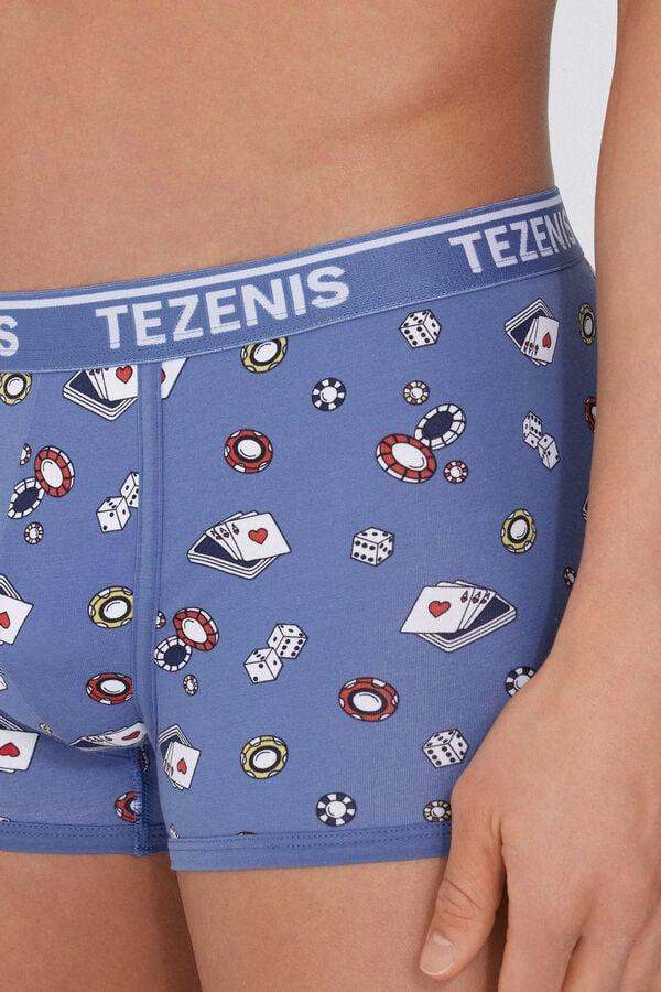 Tezenis Bóxer de Algodón Estampado con Bordes en Contraste con Logo Envío gratis