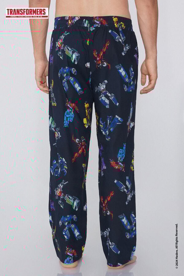 Tezenis Pantalones Largos de Tela de Algodón con Estampado Transformers Último día