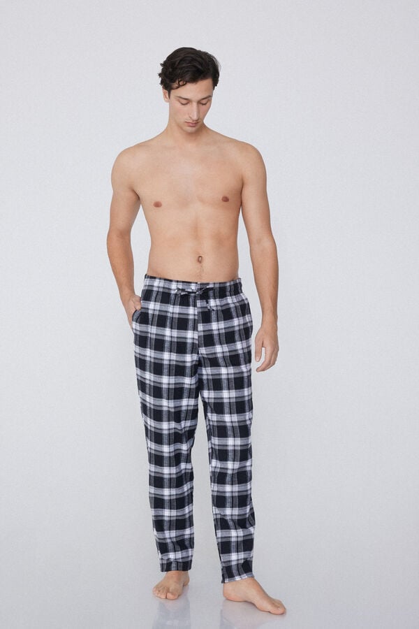 Tezenis Pantalón Largo de Franela Precio de fábrica