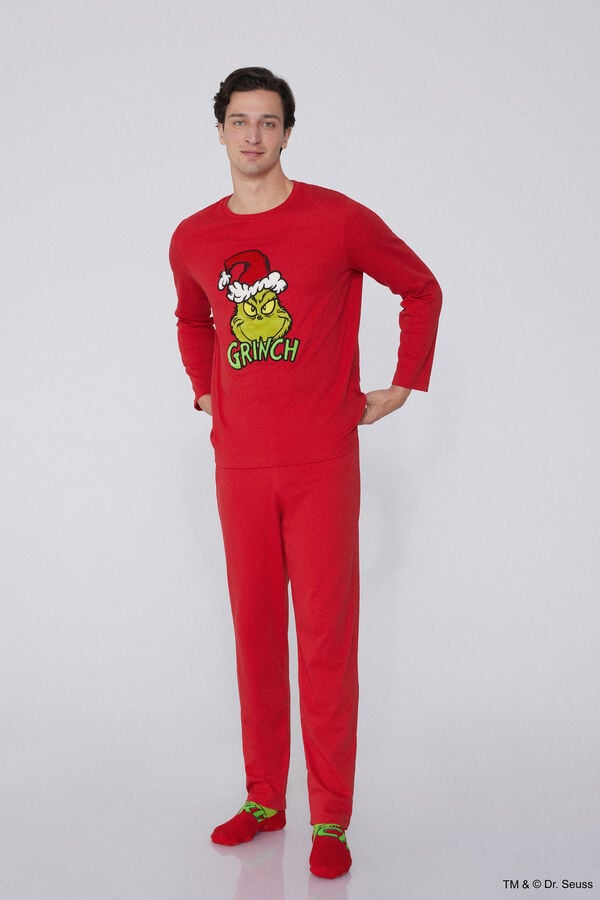 Tezenis Pijama Largo Algodón Grueso Grinch Promoción por tiempo limitado