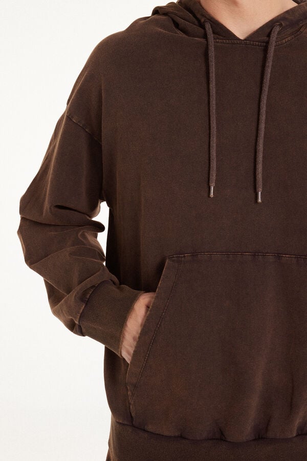 Tezenis Sudadera de Manga Larga con Capucha y Efecto Desgastado Precios de Black Friday