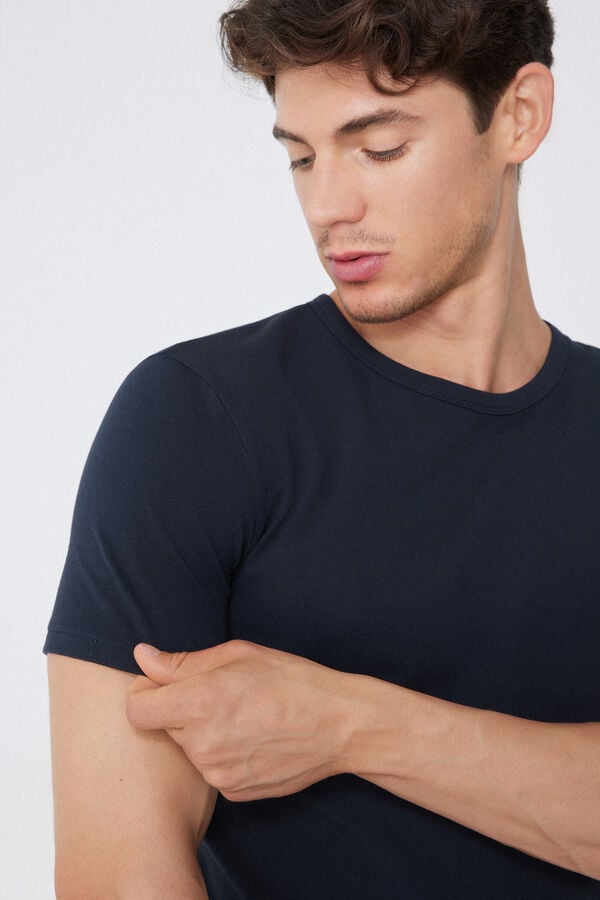 Tezenis Camiseta térmica de manga corta de algodón hombre Ofertas especiales
