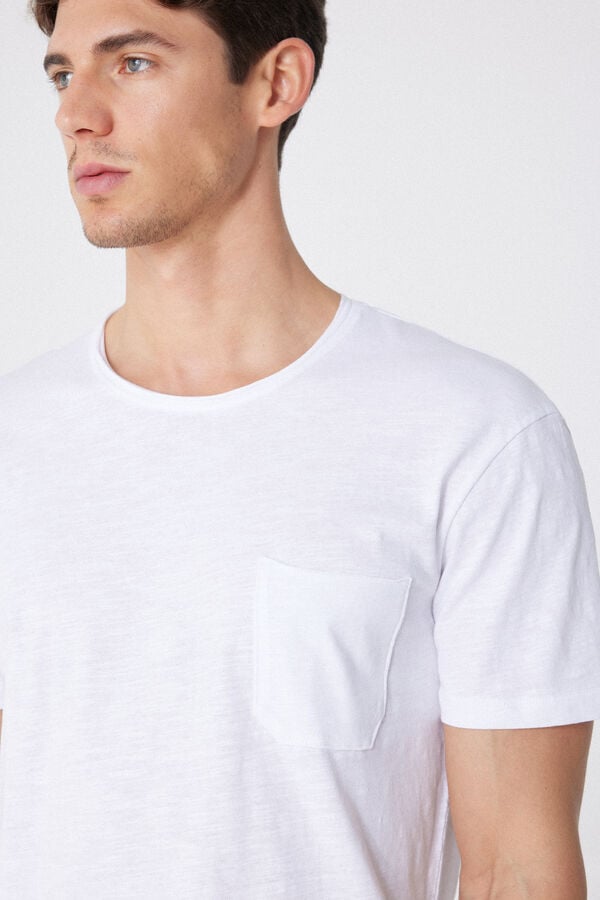 Tezenis Camiseta de Algodón con Bolsillo Outlet