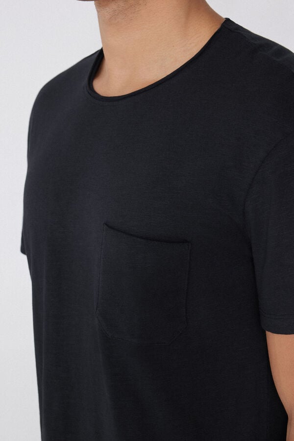 Tezenis Camiseta de Algodón con Bolsillo Outlet online