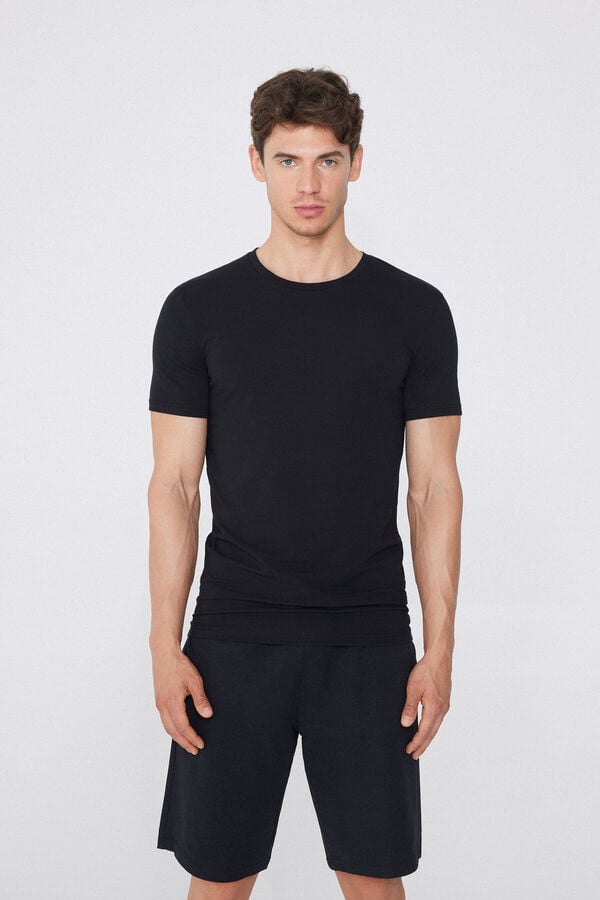 Tezenis Camiseta de Algodón Elástico