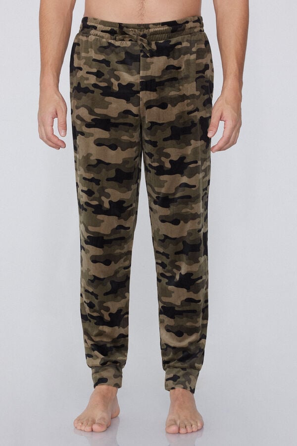 Tezenis Pantalones Largos Microfibra con Puños