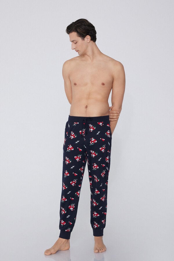 Tezenis Pantalón de Chándal de Algodón Grueso con Estampado y Bolsillos COMPRAR AHORA