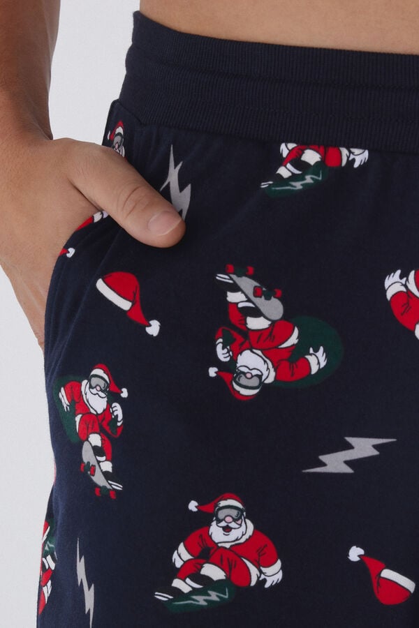 Tezenis Pantalón de Chándal de Algodón Grueso con Estampado y Bolsillos COMPRAR AHORA