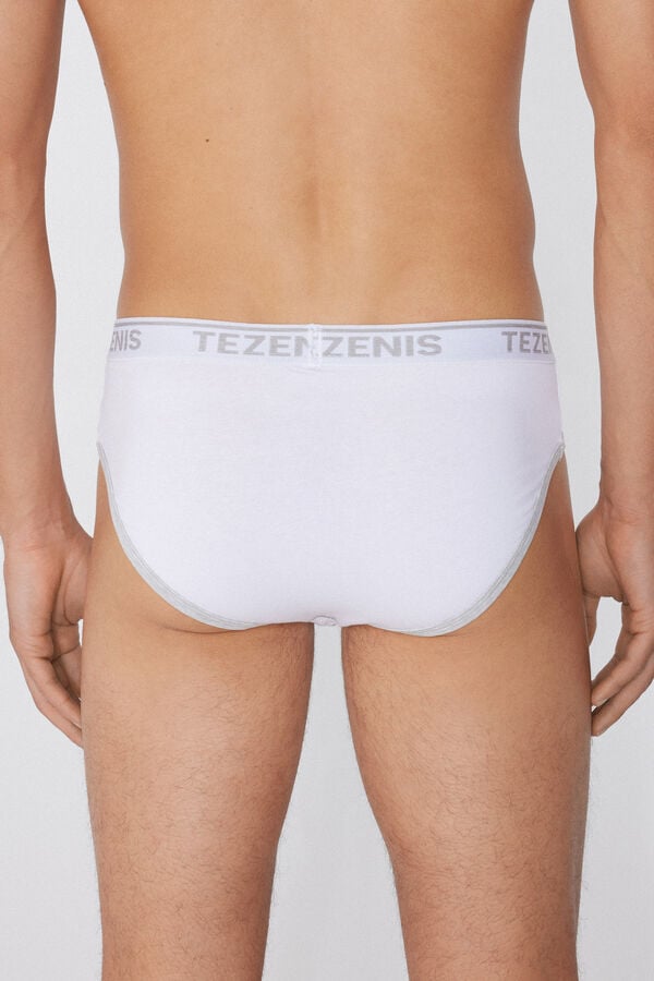 Tezenis Calzoncillos Algodón Orgánico Bordes Contraste Logo Superdescuento