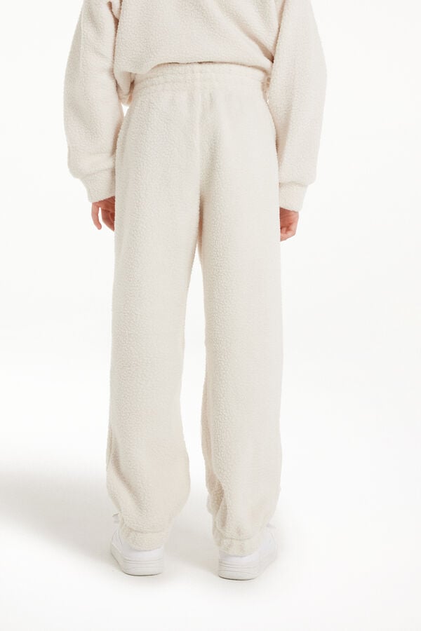 Tezenis Jogger de Forro Polar Puños Niña En oferta