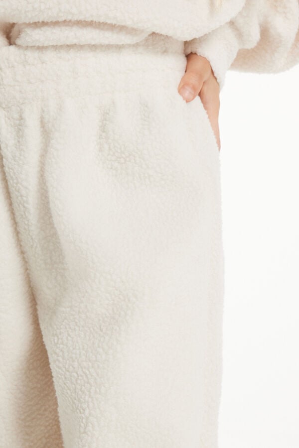Tezenis Jogger de Forro Polar Puños Niña En oferta