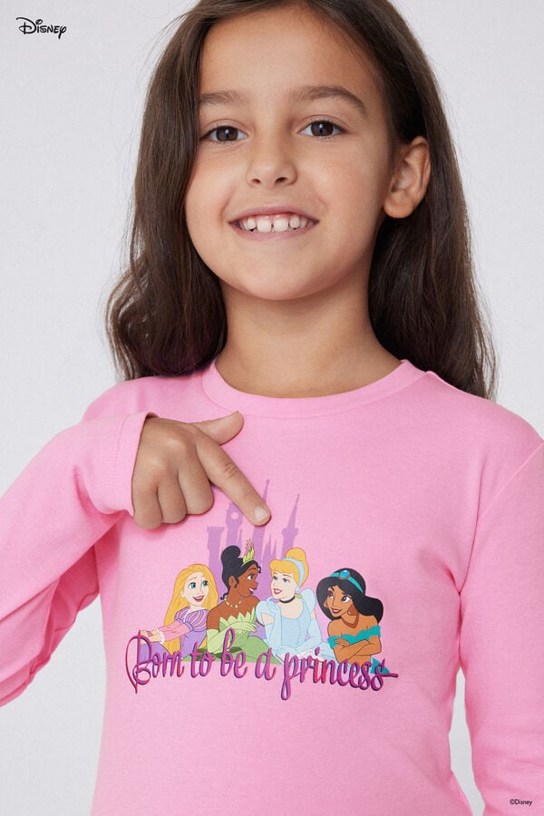 Tezenis Pijama Largo de Algodón Disney Princess Oferta exclusiva
