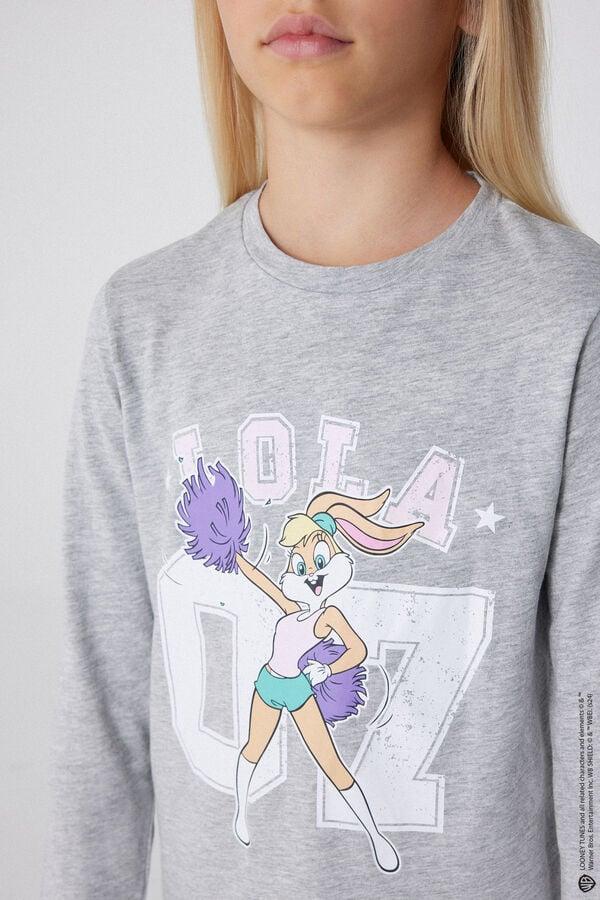 Tezenis Pijama Largo de Algodón para Niña Looney Tunes Ofertas de temporada