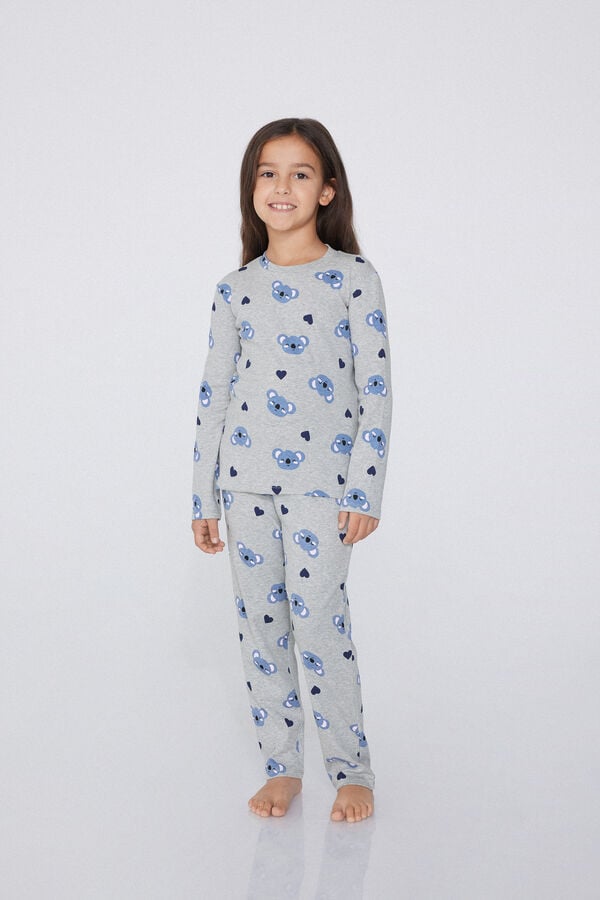 Tezenis Pijama Largo Algodón Grueso Koala Niña Grandes ahorros