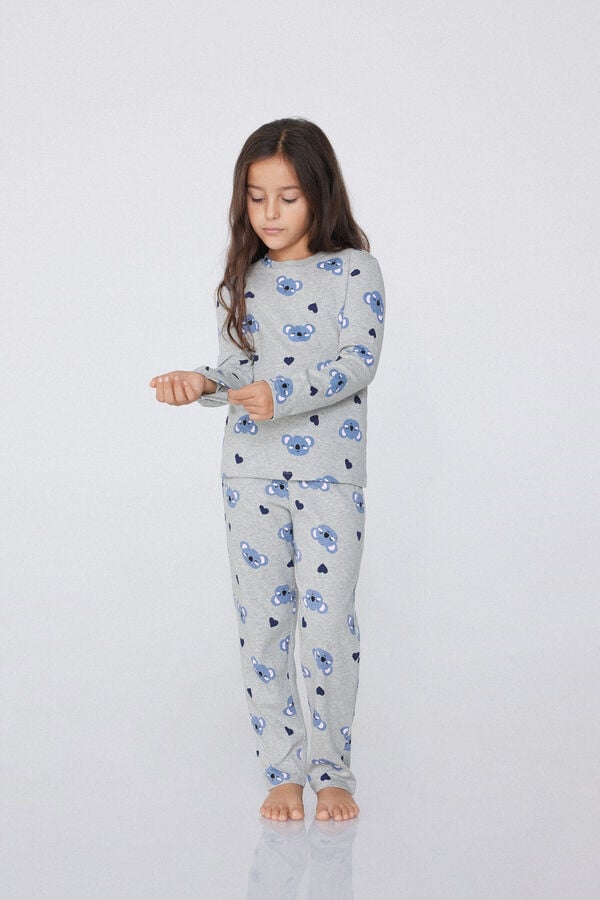 Tezenis Pijama Largo Algodón Grueso Koala Niña Grandes ahorros