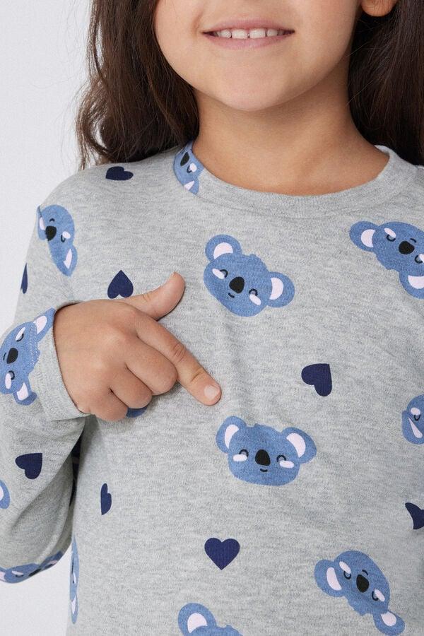 Tezenis Pijama Largo Algodón Grueso Koala Niña Grandes ahorros