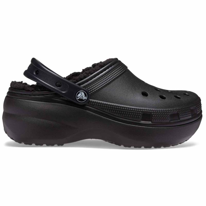 Crocs Zuecos de mujer Classic Platform Lined W
