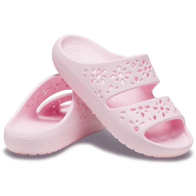 Crocs Sandalias unisex Classic floral cut out U Venta caliente