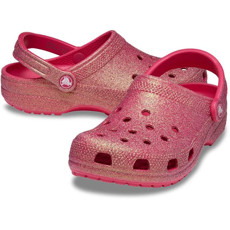 Crocs Zuecos unisex Classic Iridescent Glitter U En oferta