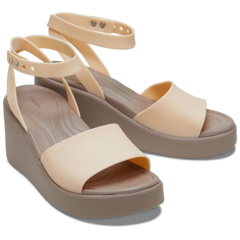 Crocs Sandalias con cuña de mujer Brooklyn Strap W Tienda