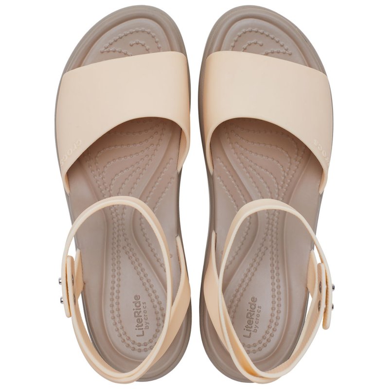 Crocs Sandalias con cuña de mujer Brooklyn Strap W Tienda