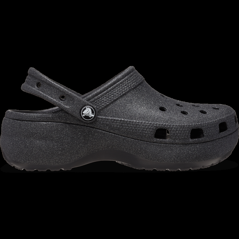 Crocs Zuecos de mujer Classic Glitter Platform W Mejor oferta