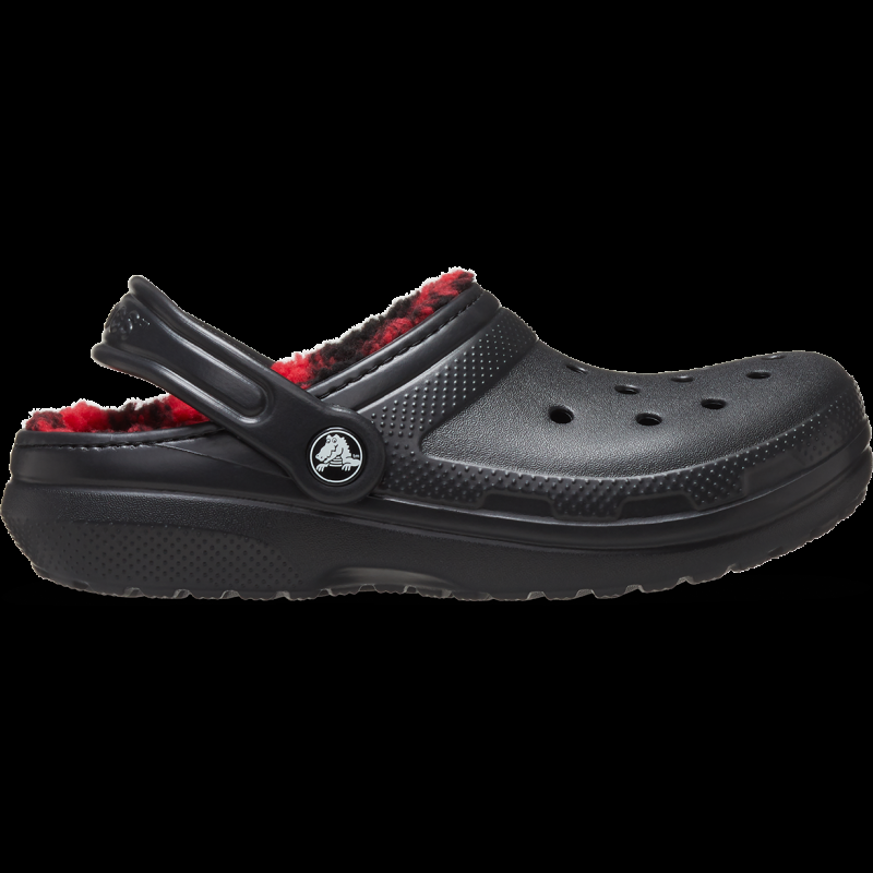 Crocs Zuecos de niños Classic Lined Buff Check K