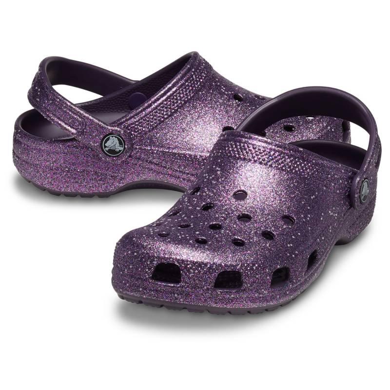 Crocs Zueco de niños Classic Space Glitter T En oferta