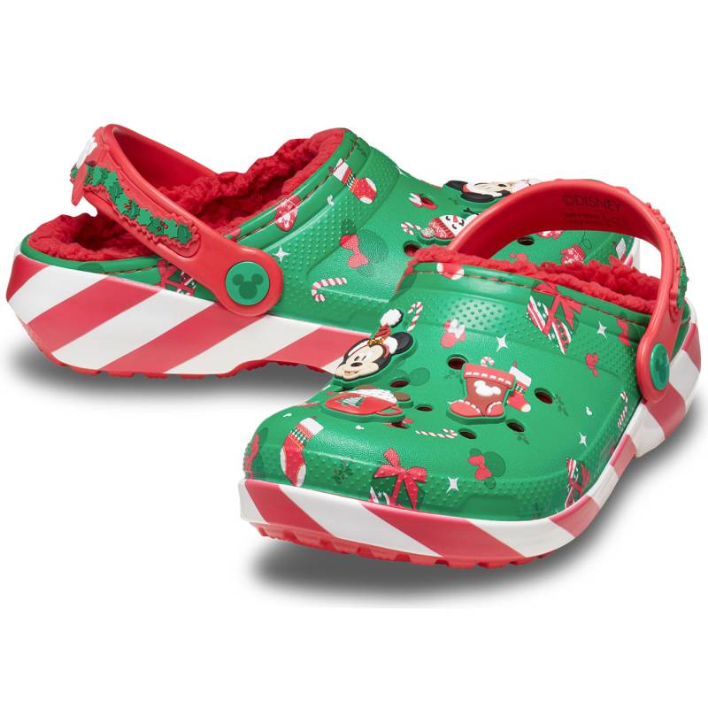 Crocs Zuecos de niños Classic Lined Mickey Xmas K Devoluciones gratuitas