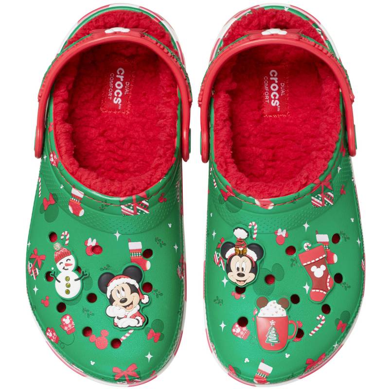 Crocs Zuecos de niños Classic Lined Mickey Xmas K Devoluciones gratuitas