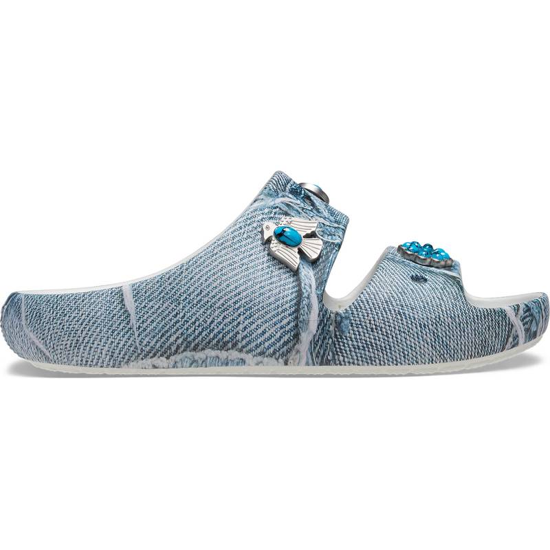 Crocs Sandalias unisex Classic Denim Sandal 2.0 U Tienda