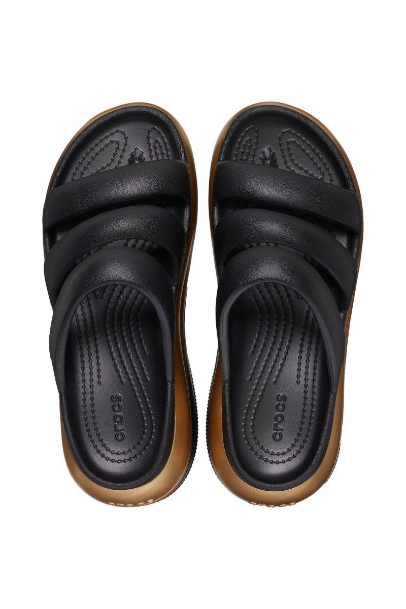 Crocs Sandalias slide unisex Mega Crush Metallic Triple Strap U Liquidación