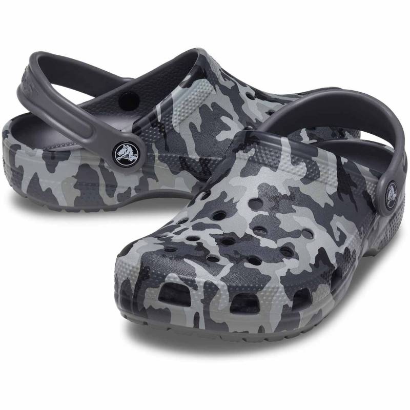 Crocs Zuecos de niños Classic Camo T Tienda de fábrica