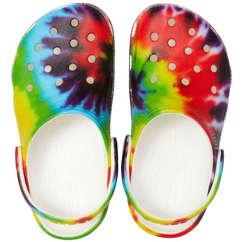 Crocs Zuecos de niños Classic Tie Dye Graphic Clog K En oferta