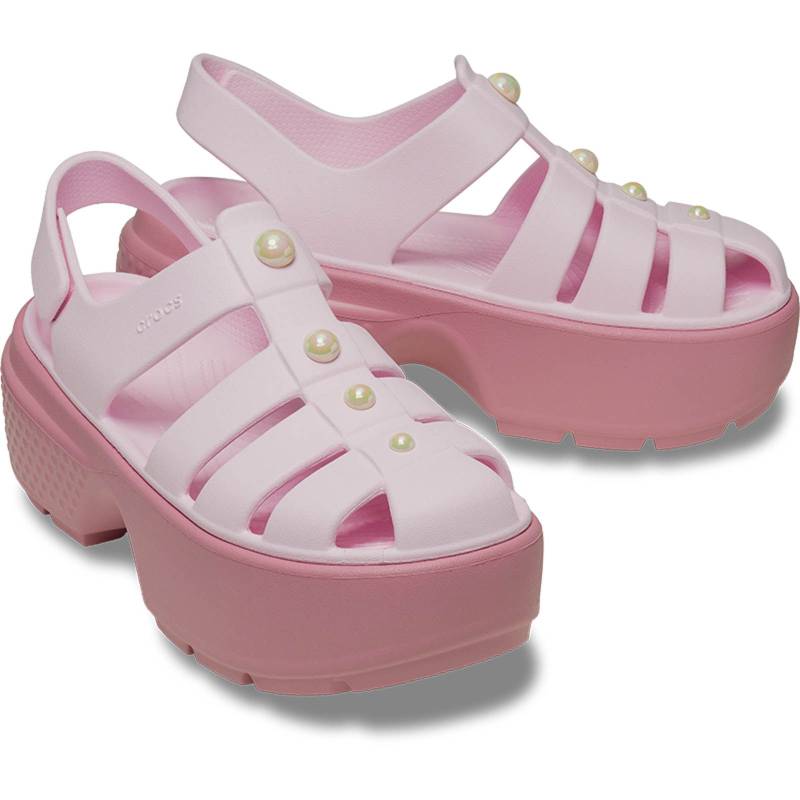Crocs Sandalias cangrejeras de mujer Stomp Pearl U Ofertas de temporada