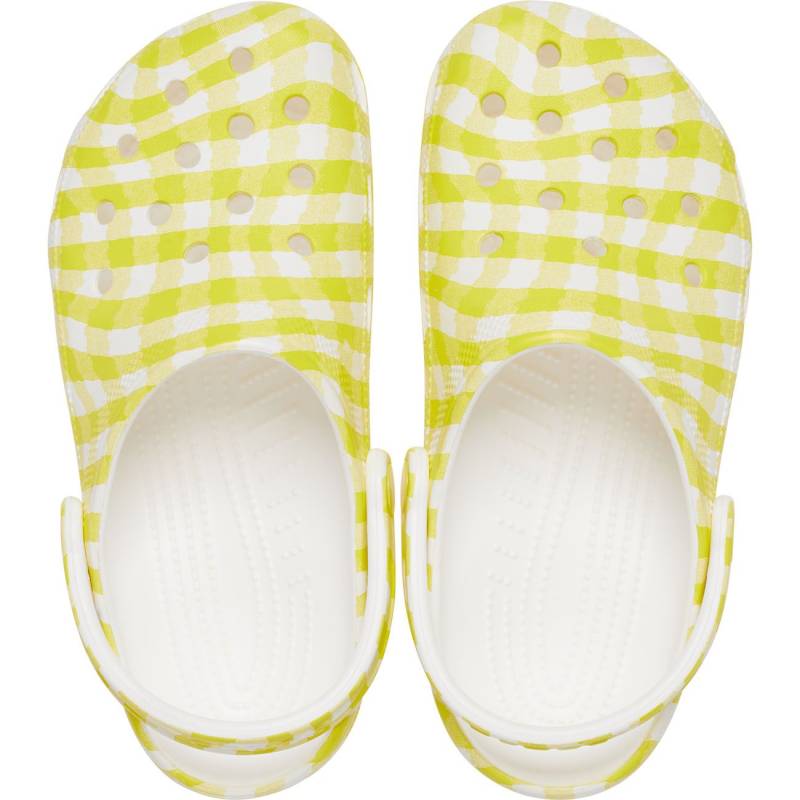 Crocs Zuecos unisex Classic Gingham U Precio ultrabajo