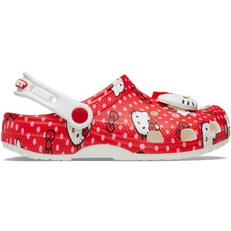 Crocs Zuecos de niños Hello Kitty Red Classic T