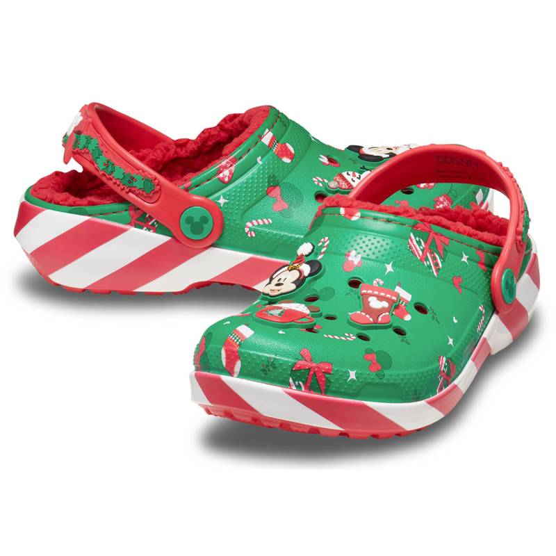 Crocs Zuecos de niños Classic Lined Mickey Xmas T COMPRAR AHORA