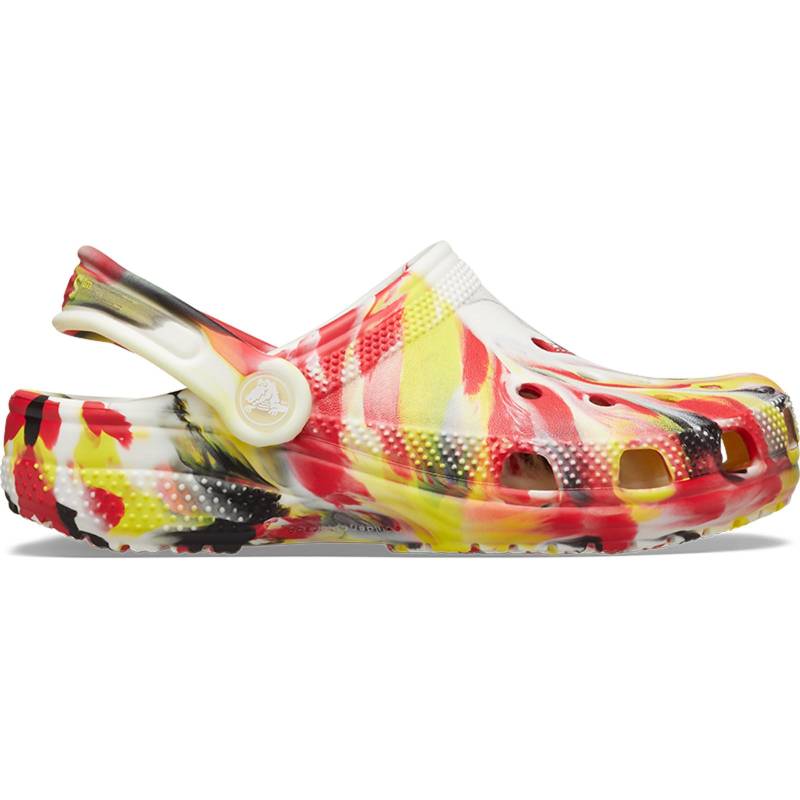Crocs Zuecos de niños Classic Glow Marbled K