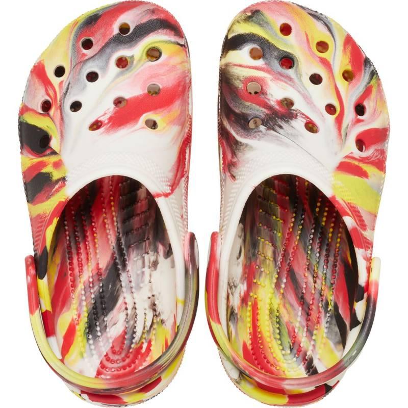 Crocs Zuecos de niños Classic Glow Marbled K Solo hoy