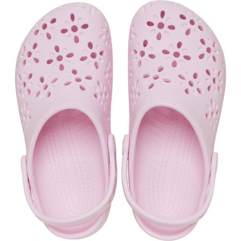 Crocs Zuecos de niños Classic floral cut out K Oferta especial de fábrica