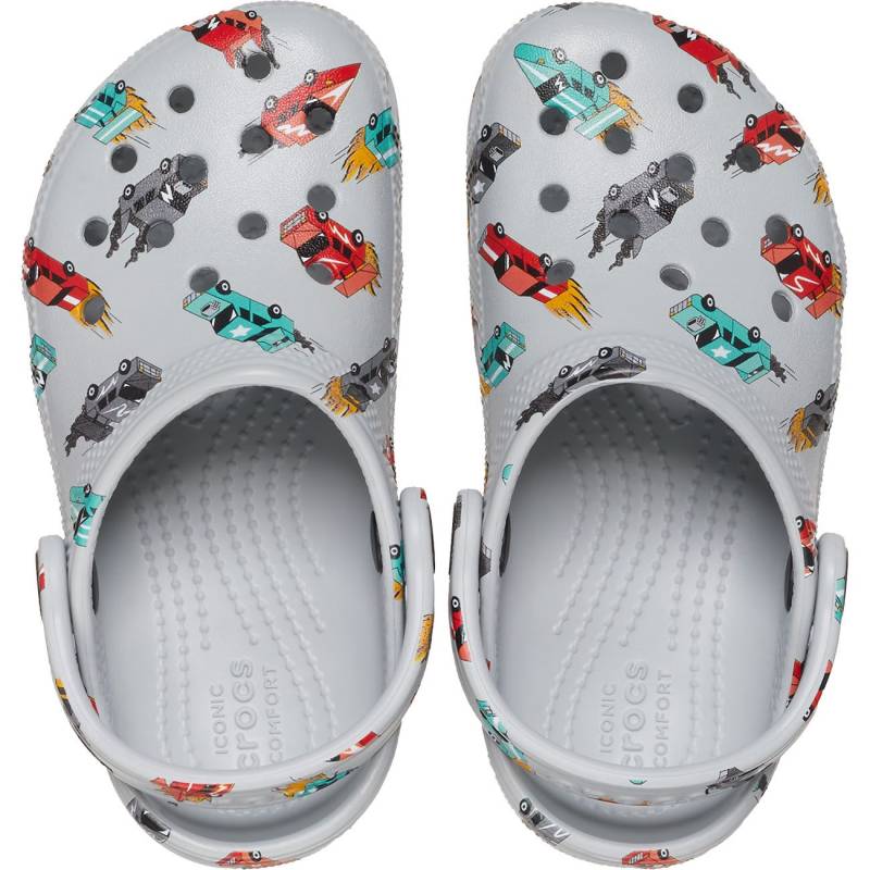 Crocs Zuecos de niños Classic Race Cars Graphic T Grandes descuentos